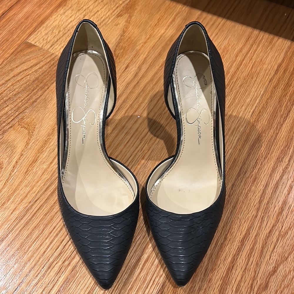 Jessica Simpson Black Heels